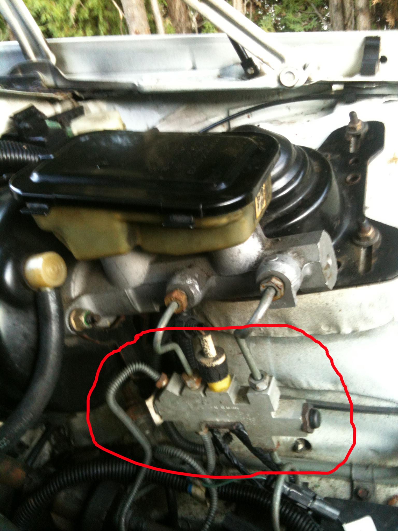 Proportioning Valve in a 1988 Iroc Camaro